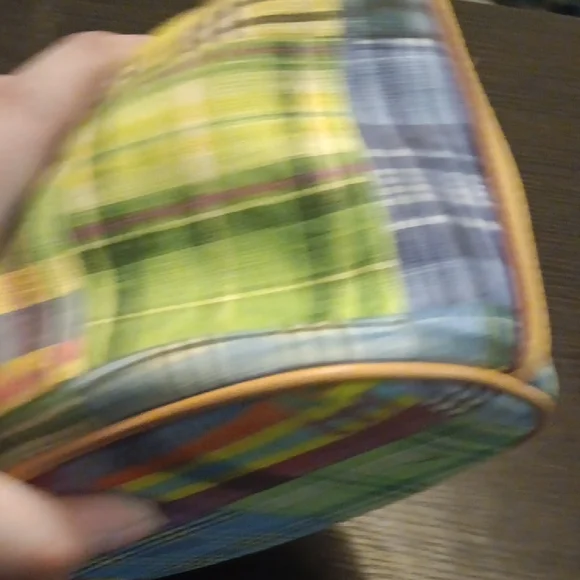 Dooney & Bourke Y2K-ERA 2-fer "Picnic Ants Madness" Plaid Canvas Bag & Wristlet - Picture 11 of 16